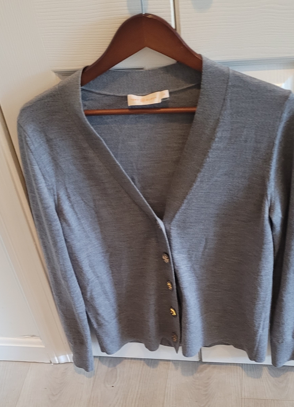 Tory Burch Gray Cardigan